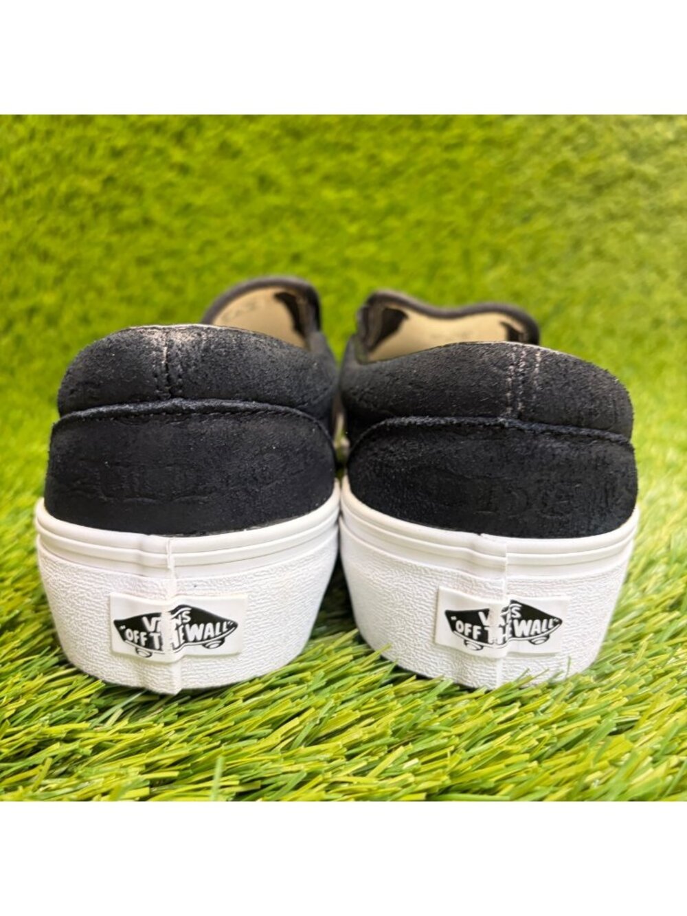 Vans Classic Slip-On Platform Men Size 8 Women 9.5 Black Athletic Shoes Sneakers - Picture 6 of 10